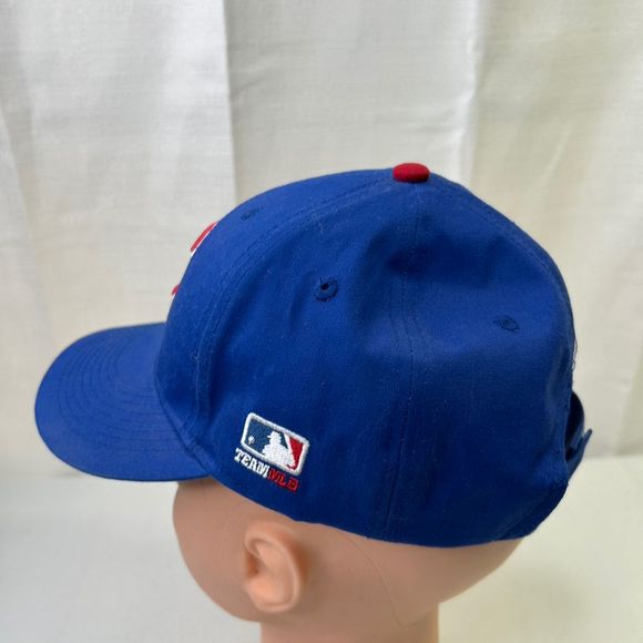 OC Sports Chicago Cubs Youth Blue Strapback Hat Officially Licensed - Picture 4 of 5